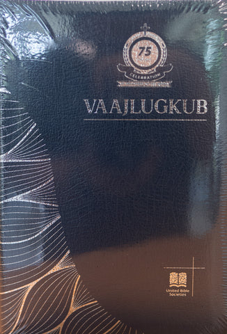 2022 NEW HMONG BIBLE (75 Year Celebration Version) - Mid-Size, Leather (Hmoob Leeg, Blue Hmong)