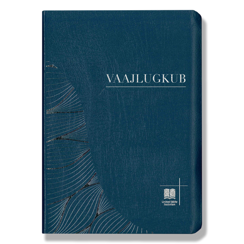 2022 NEW HMONG BIBLE TRANSLATION - LARGE-SIZE WITH LEATHER COVER (MOOB LEEG, BLUE HMONG)