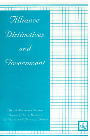 Alliance Distinctives and Government